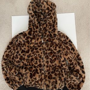 Love Tree short cheetah jacket